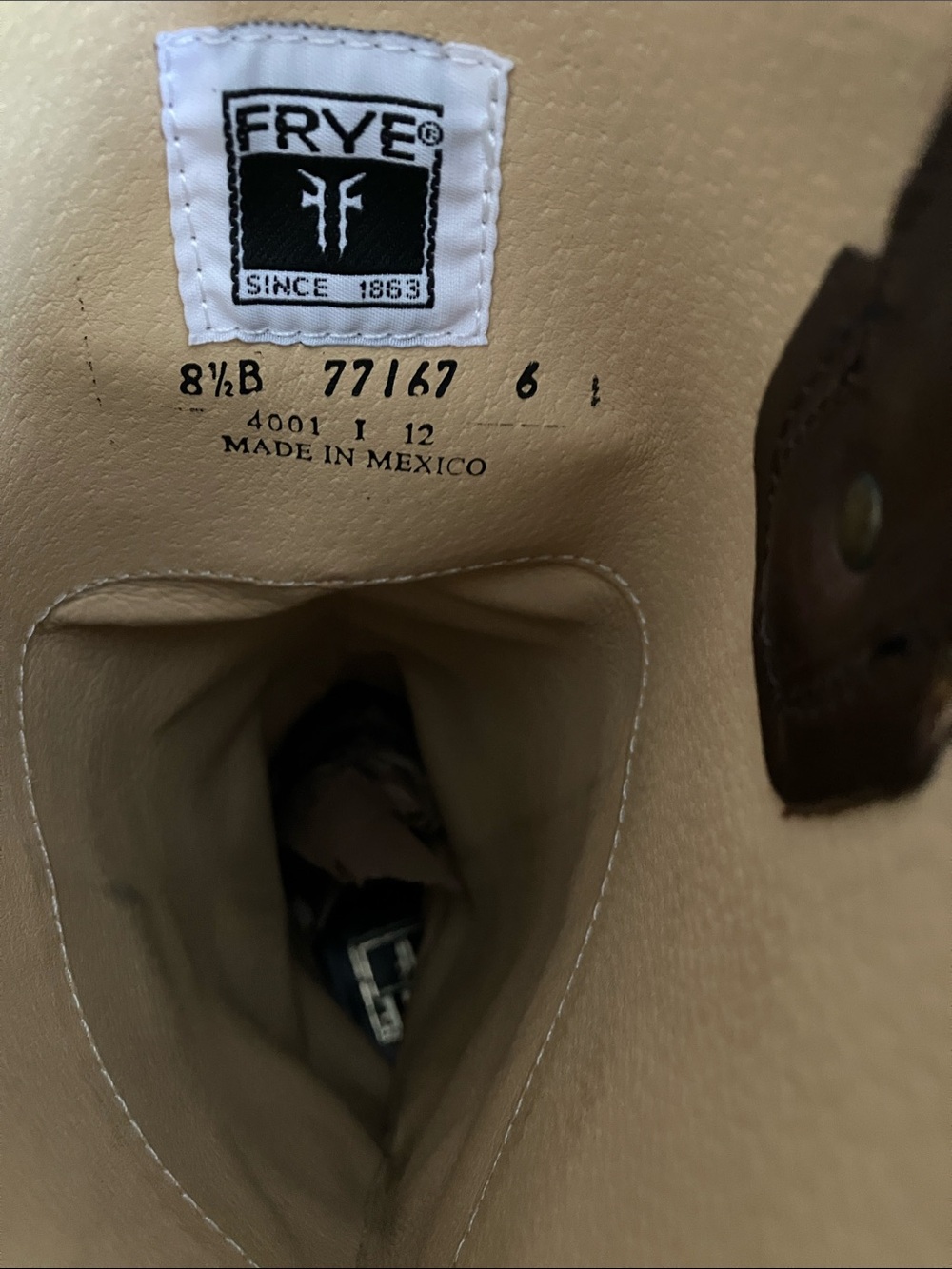 Frye Melissa Equestrian tall brown leather boots 8 1/2 - Picture 11 of 11